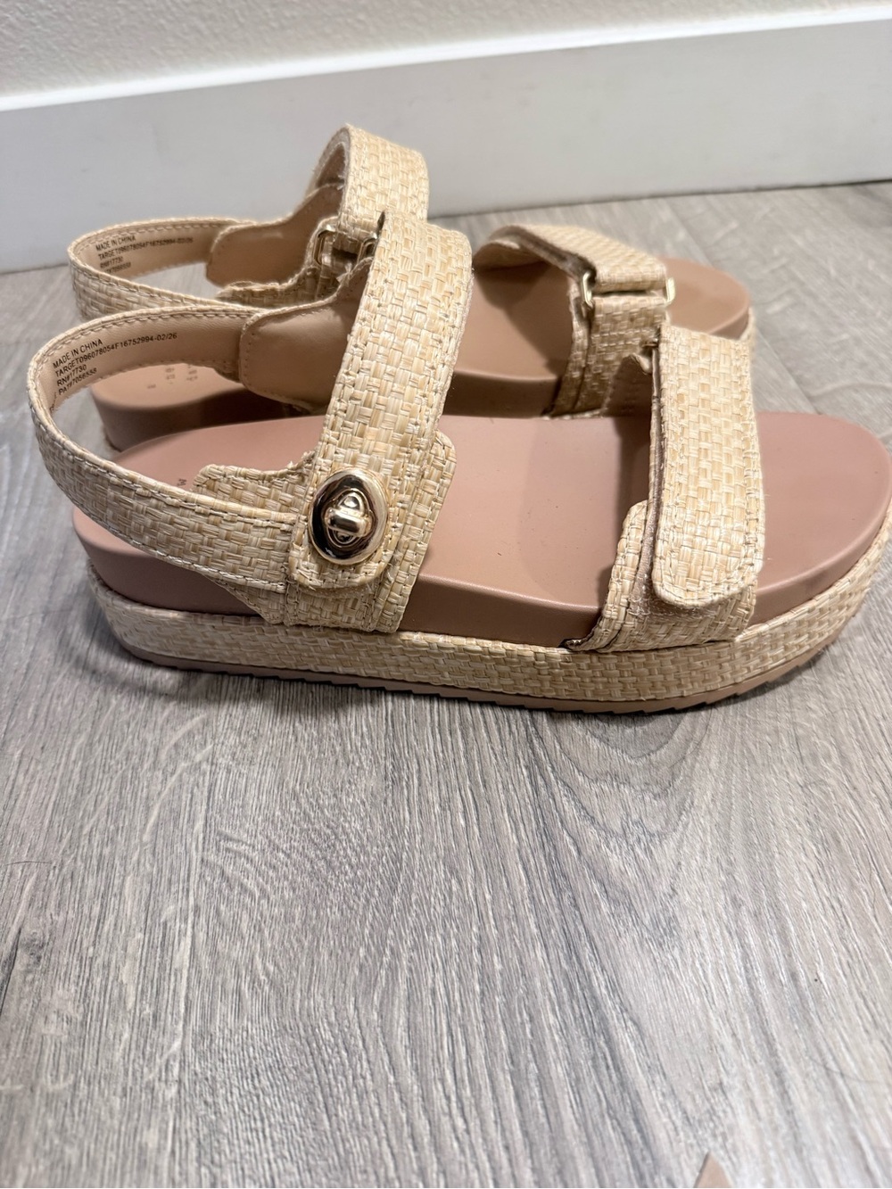 A new day Woven Platform Sandals